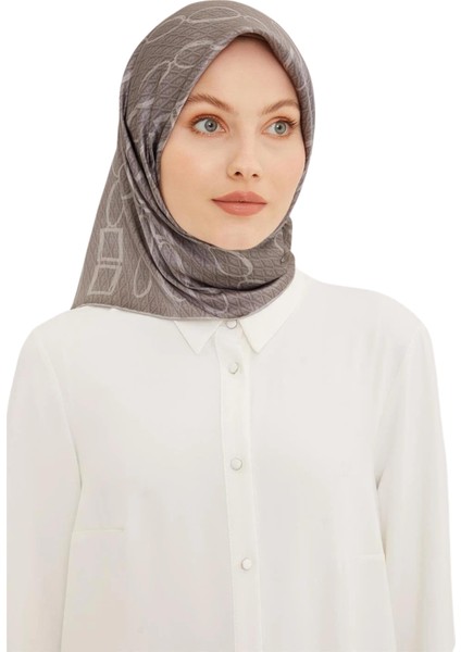 Nostalji Serisi Twill Ipek Eşarp 8925D-32