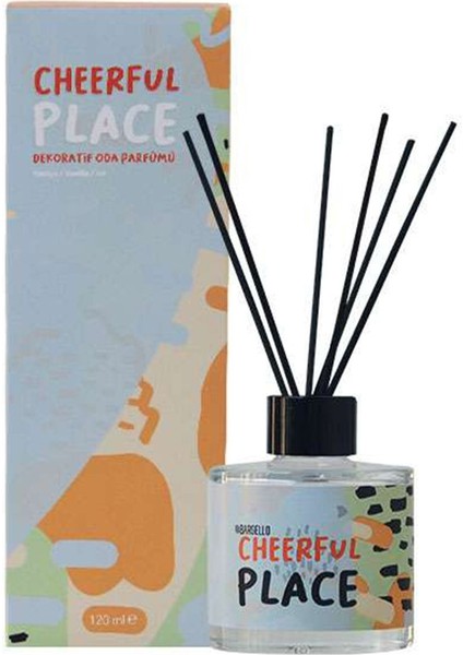 Vanilya Cheerful PLACE120 ml Dekoratif Ortam Kokusu