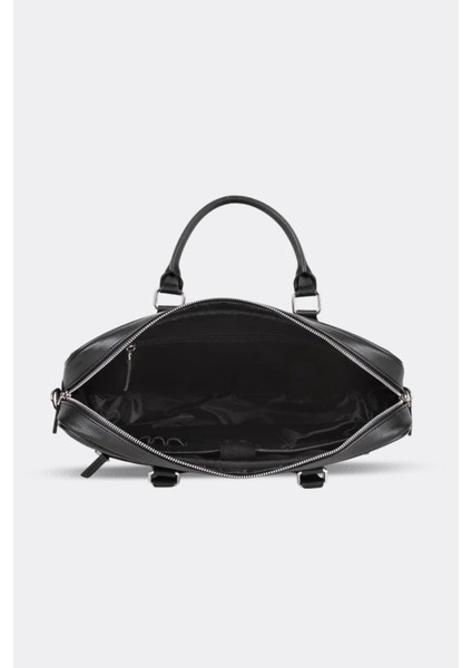 Unisex Evrak Laptop Çantası Hasır Siyah