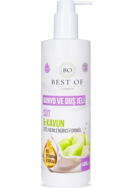 Nemlendirici Süt & Kavun Duş Jeli 400 ml