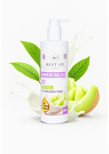 Nemlendirici Süt & Kavun Duş Jeli 400 ml fırsatları