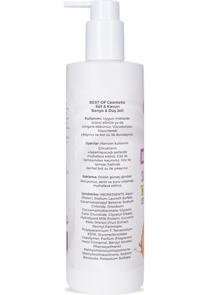 Nemlendirici Süt & Kavun Duş Jeli 400 ml indirimleri