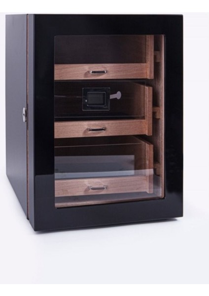 3 Çekmeceli Siyah Lake Humidor – PHUM0119