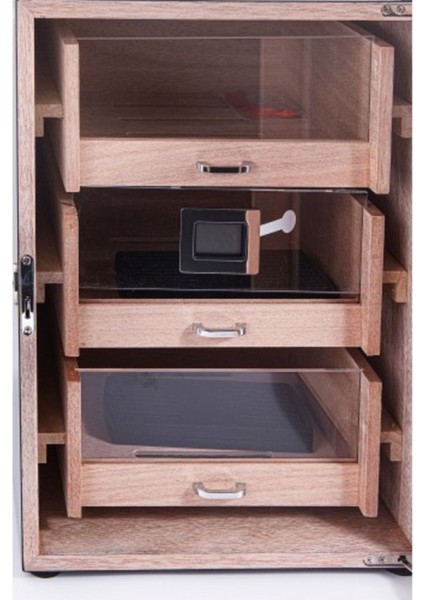 3 Çekmeceli Siyah Lake Humidor – PHUM0119 modelleri