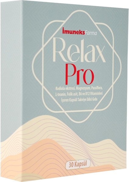 Imuneks Farma Relax Pro 30 Kapsül