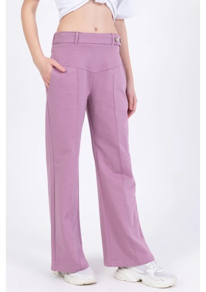 Kız Çocuk Düğme Detaylı Pantolon fırsatları