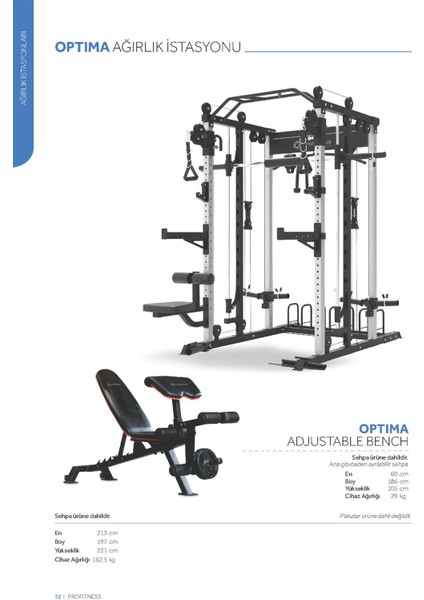 Optima Ağırlık Istasyonu fiyatları