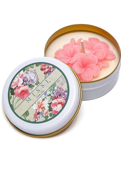 Garden Rose Kokulu Vegan Teneke Mum