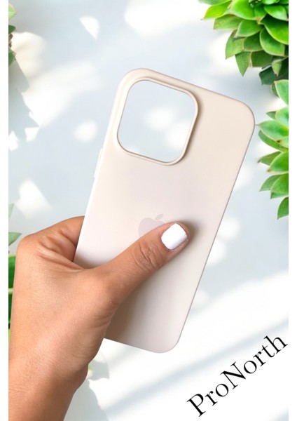 Iphone 16 Pro Max Uyumlu Kılıf Logolu Lansman Soft Yumuşak Içi Kadife Silikon Kapak