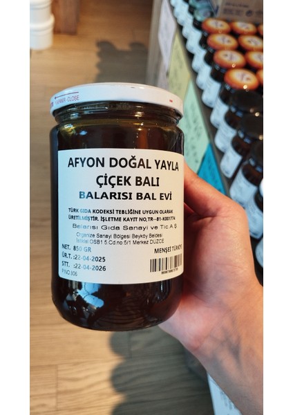 Afyon Doğal Çiçek Balı 850 gr – Katkısız | Yöresel Lezzet | fiyatları