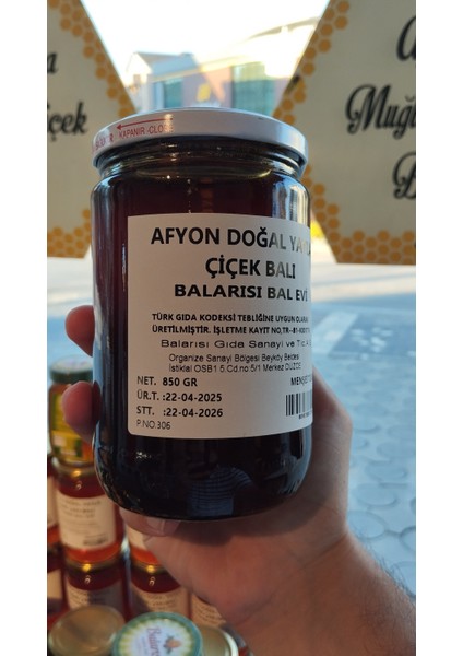Afyon Doğal Çiçek Balı 850 gr – Katkısız | Yöresel Lezzet | modelleri