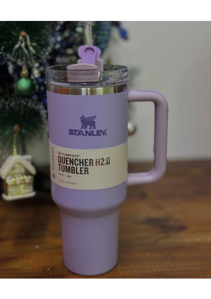 Quencher Pipetli Termos Bardak 1.18 Lt Lila