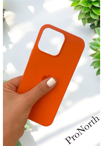 Iphone 16 Pro Max Uyumlu Kılıf Logolu Lansman Soft Yumuşak Içi Kadife Silikon Kapak