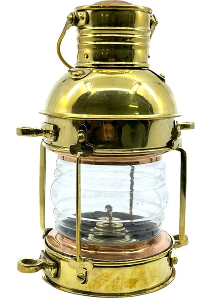 Nostaljik Görünümlü Pirinç Gaz Yağı Lambası fiyatları
