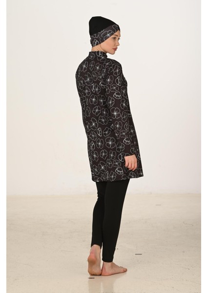 Tam Kapalı Likralı Tesettür Mayo 3413 modelleri