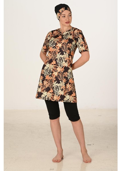 Yarım Kapalı Likralı Tesettür Mayo 3457 fiyatları