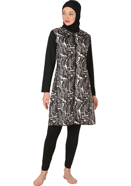 Tam Kapalı Paraşüt Kumaş Tesettür Mayo 3447 fiyatları