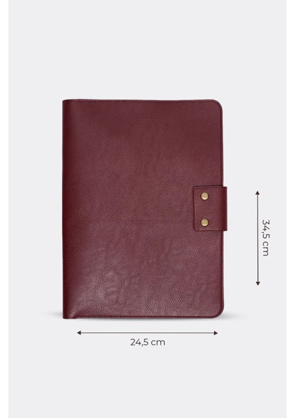 Macbook Air Pro 13-14 Inç Organizer Evrak & Laptop & Tablet Çantası Bordo Costa fırsatları