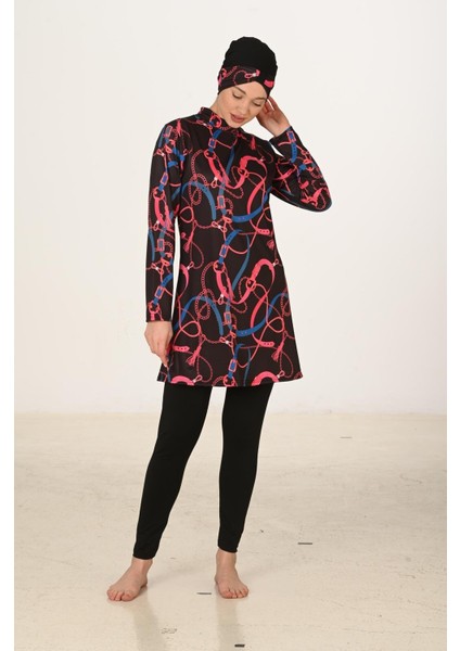 Tam Kapalı Likralı Tesettür Mayo 3408 modelleri