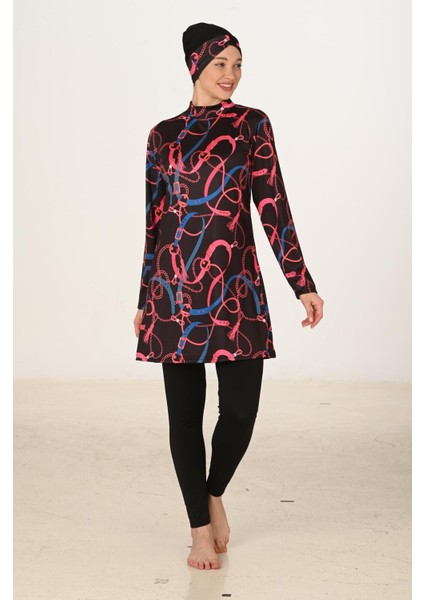 Tam Kapalı Likralı Tesettür Mayo 3408 fırsatları