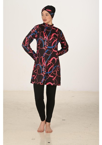 Tam Kapalı Likralı Tesettür Mayo 3408 indirimleri