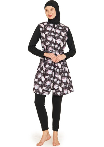 Tam Kapalı Paraşüt Kumaş Tesettür Mayo 3471 fırsatları