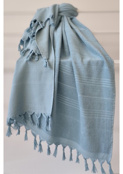 %100 Pamuk Havlu Peştemal 90X170CM - Yumuşak ve Yüksek Su Emici - Indigo