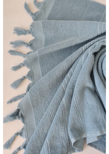 %100 Pamuk Havlu Peştemal 90X170CM - Yumuşak ve Yüksek Su Emici - Indigo