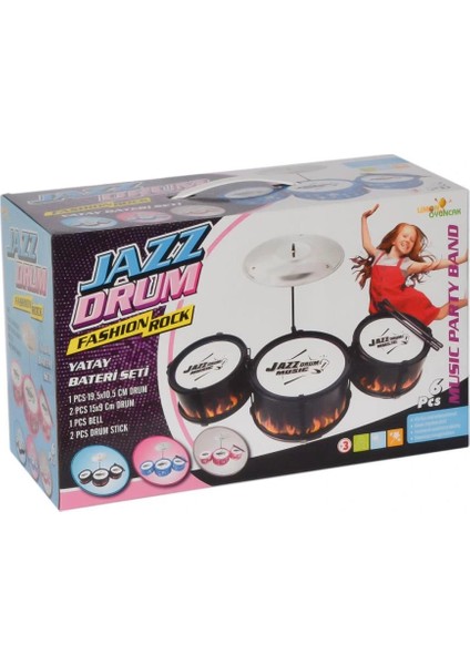 Nessiworld LMN154 3 Parça Bateri Seti -Limon Oyuncak fiyatları