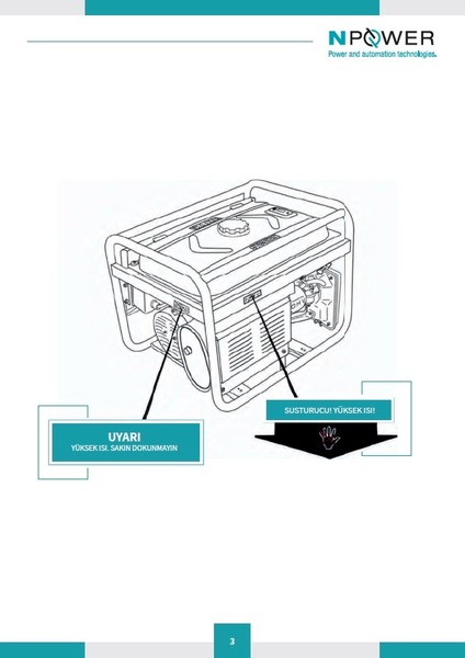 12 kVA Monofaze Portatif Benzinli Jeneratör NG12E fırsatları