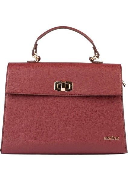 Armine Bordo Kadın El Çantası