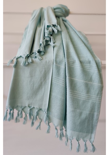 Havlu Peştemal 90X170CM - Yumuşak ve Yüksek Su Emici - %100 Pamuk-Mint
