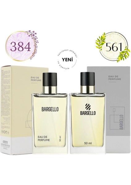 Fresh 561 Erkek 50 ml Parfüm Edp + Floral 384 Kadın 50 ml Parfüm Edp