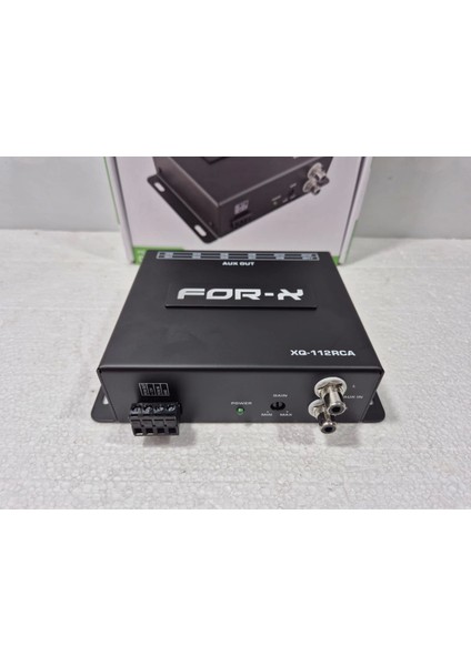 Amfi Çıkışı Çoğaltıcı - For-X XQ-112RCA - 2 Amfi Çıkışlı Teybi 12 Amfi Çıkışlı Yapma