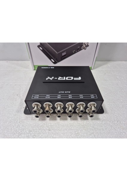 Amfi Çıkışı Çoğaltıcı - For-X XQ-112RCA - 2 Amfi Çıkışlı Teybi 12 Amfi Çıkışlı Yapma