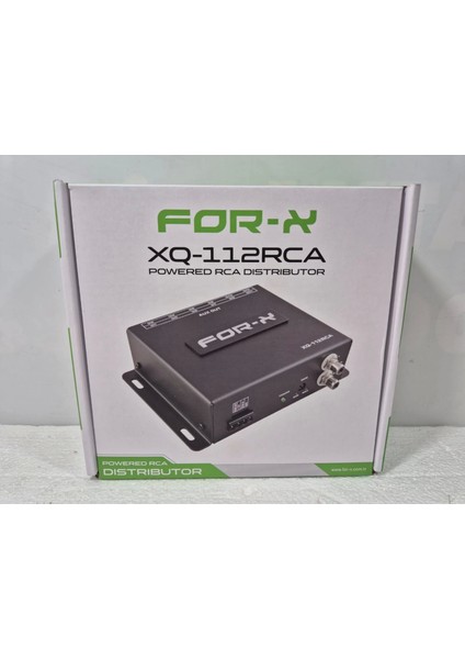 Amfi Çıkışı Çoğaltıcı - For-X XQ-112RCA - 2 Amfi Çıkışlı Teybi 12 Amfi Çıkışlı Yapma