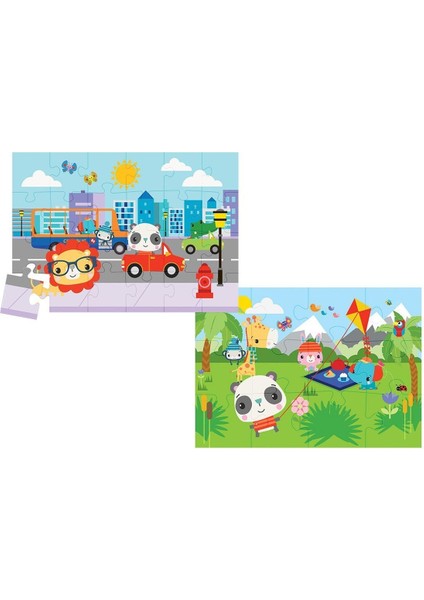 Fp 13407 Fisher Price Baby Puzzle City Fun Picnic 2ın1