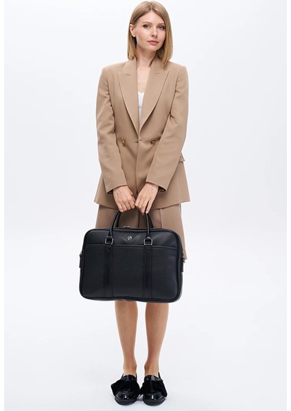 Siyah Laptop Evrak Çantası Unisex indirimleri