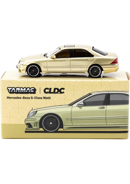Works 1:64 Mercedes-Benz S-Class Wald Gold Cldc Special Edition Diecast Model Araba