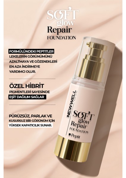 Ivory Soft Glow Repair Foundation Yumuşak Işıltılı Onarıcı Fondöten 30 ml