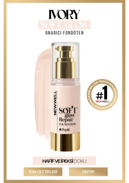 Ivory Soft Glow Repair Foundation Yumuşak Işıltılı Onarıcı Fondöten 30 ml