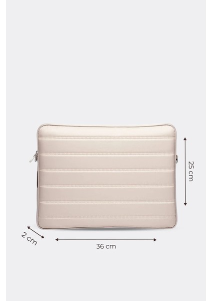 Macbook Air Pro 13.3 & 14 İnç Su Geçirmez Laptop Kılıfı Bej fırsatları
