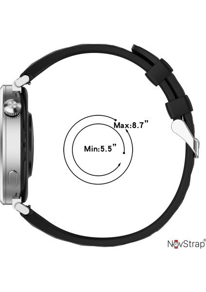 Huawei Watch Gt4 41MM Gt5 41MM ile Uyumlu Kordon (18MM Pimli) Lansman Prizma Silikon Kayış indirimleri