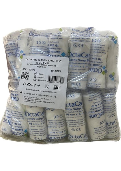 Elastik Sargı Bezi 10 cm x 4 M 50 Adet.
