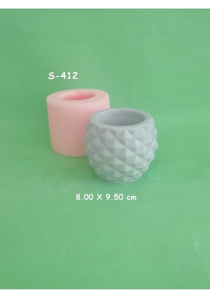 Ananas Saksı Silikon Kalıp