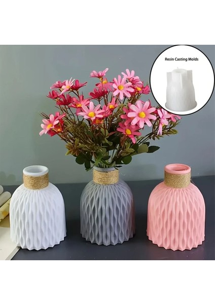 Su Dalgası Desenli Vazo Silikon Kalıp (S871) fiyatları