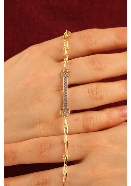 T Model Ataç Zincir Altın Bileklik CGKBLK0329 indirimleri