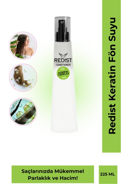 Sıvı Saç Kremi 225 ml Kolay Tarama Keratin Kompleks Yoğun Nemlendirme Günlük Bakım