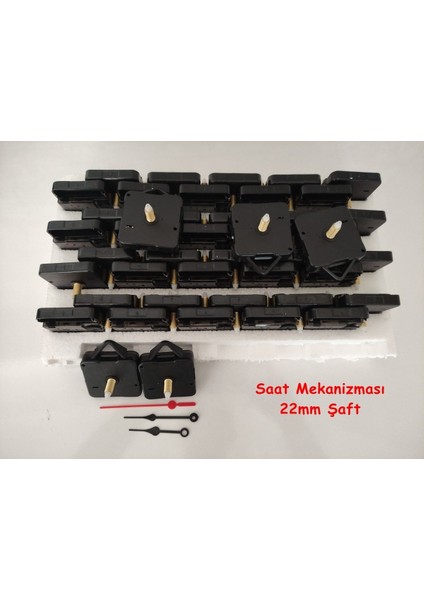 Saat Mekanizması 22 mm Şaft (1 Adet)