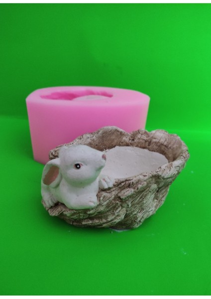 Tavşanlı Saksı Silikon Kalıp